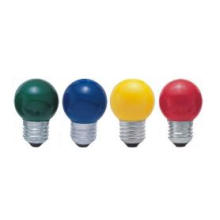 45mm E26 / E27 Frosted Ball Lampe mit Farbbeschichtung